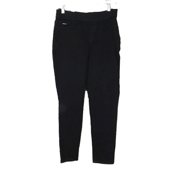 NWT Nine West Heidi Blk Pull On Stretch Crop Pants - Picture 3 of 6